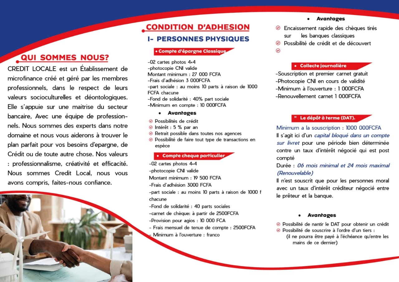 Formation clients CREDIT LOCAL