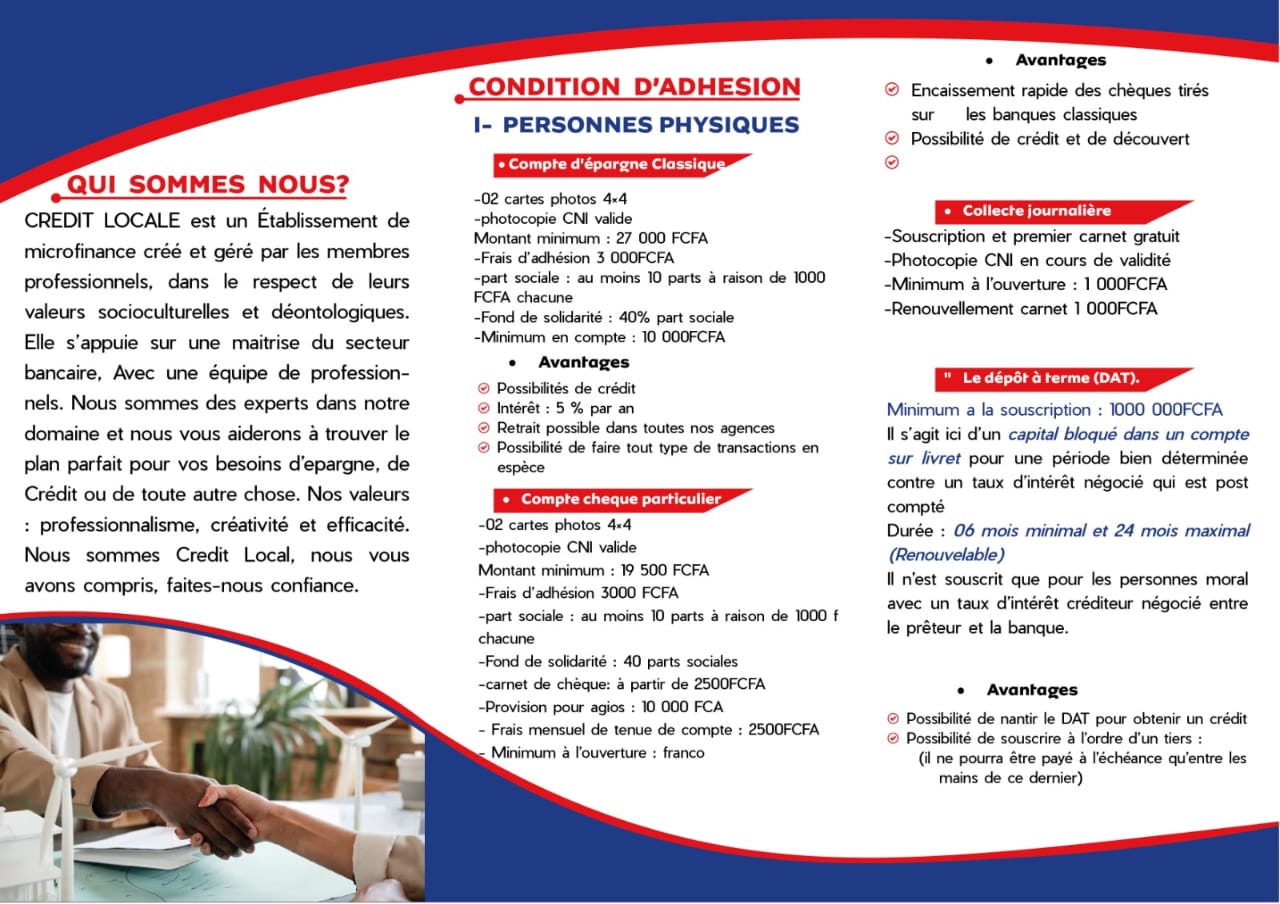 Service client CREDIT LOCAL